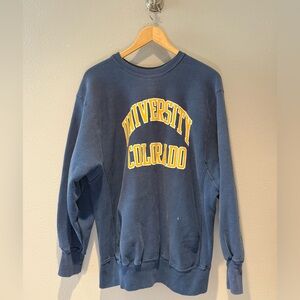 Vintage University of Colorado CU Buffs MVP Pro Weave Sweatshirt XL